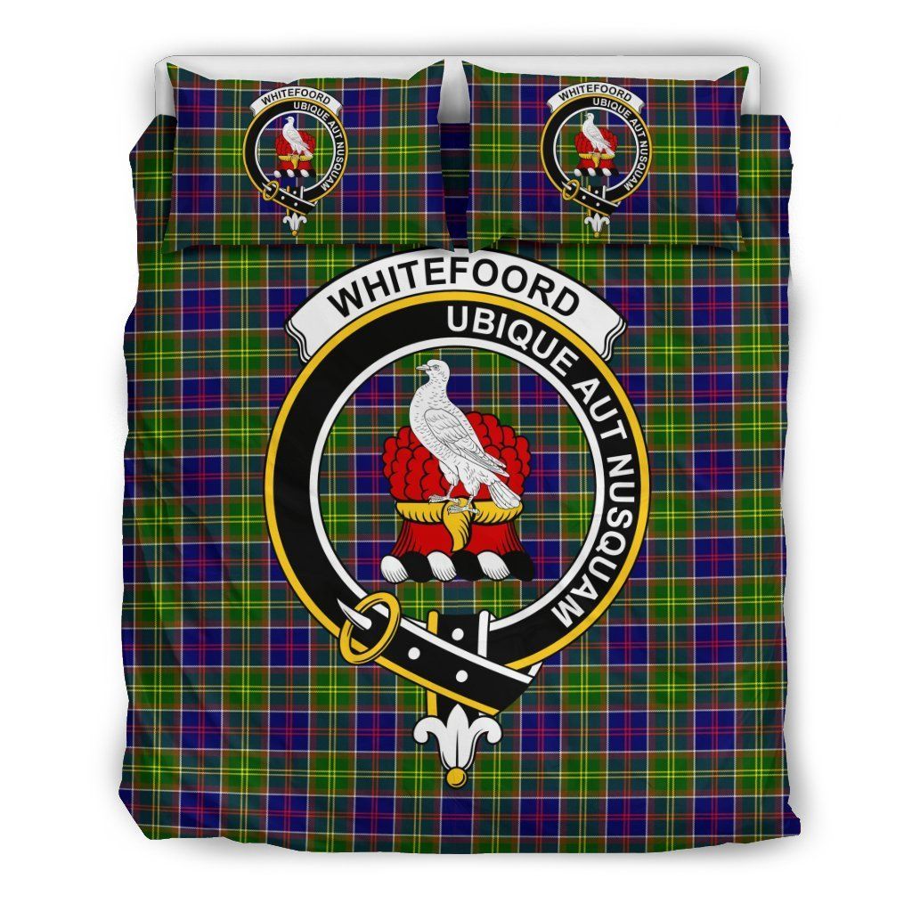 Whitefoord Clan Badge Tartan Bedding Set