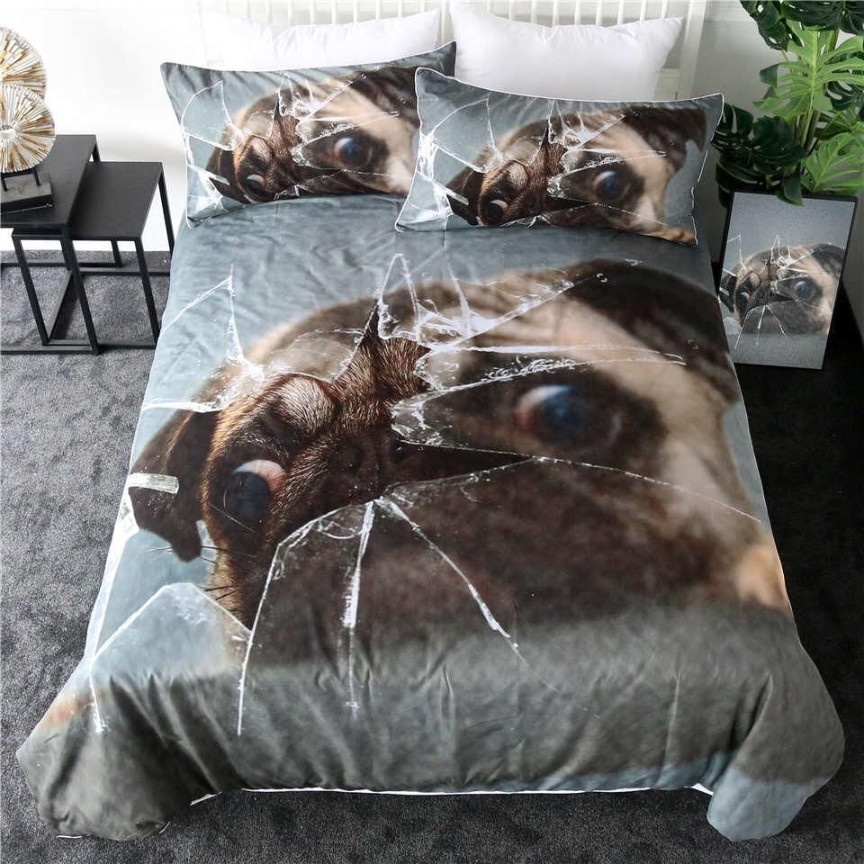 Whoops Pug Bedding Set