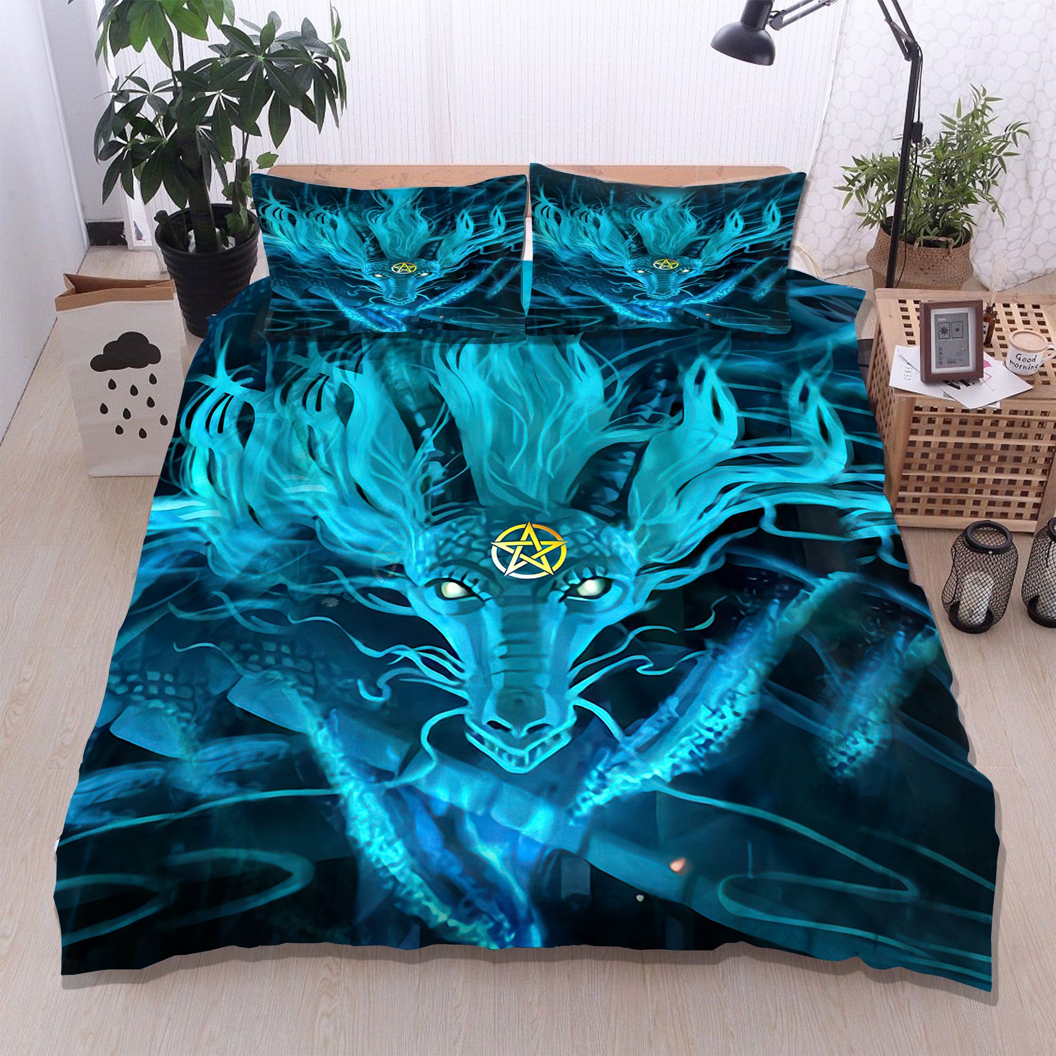 Wicca Dragon Bedding Set