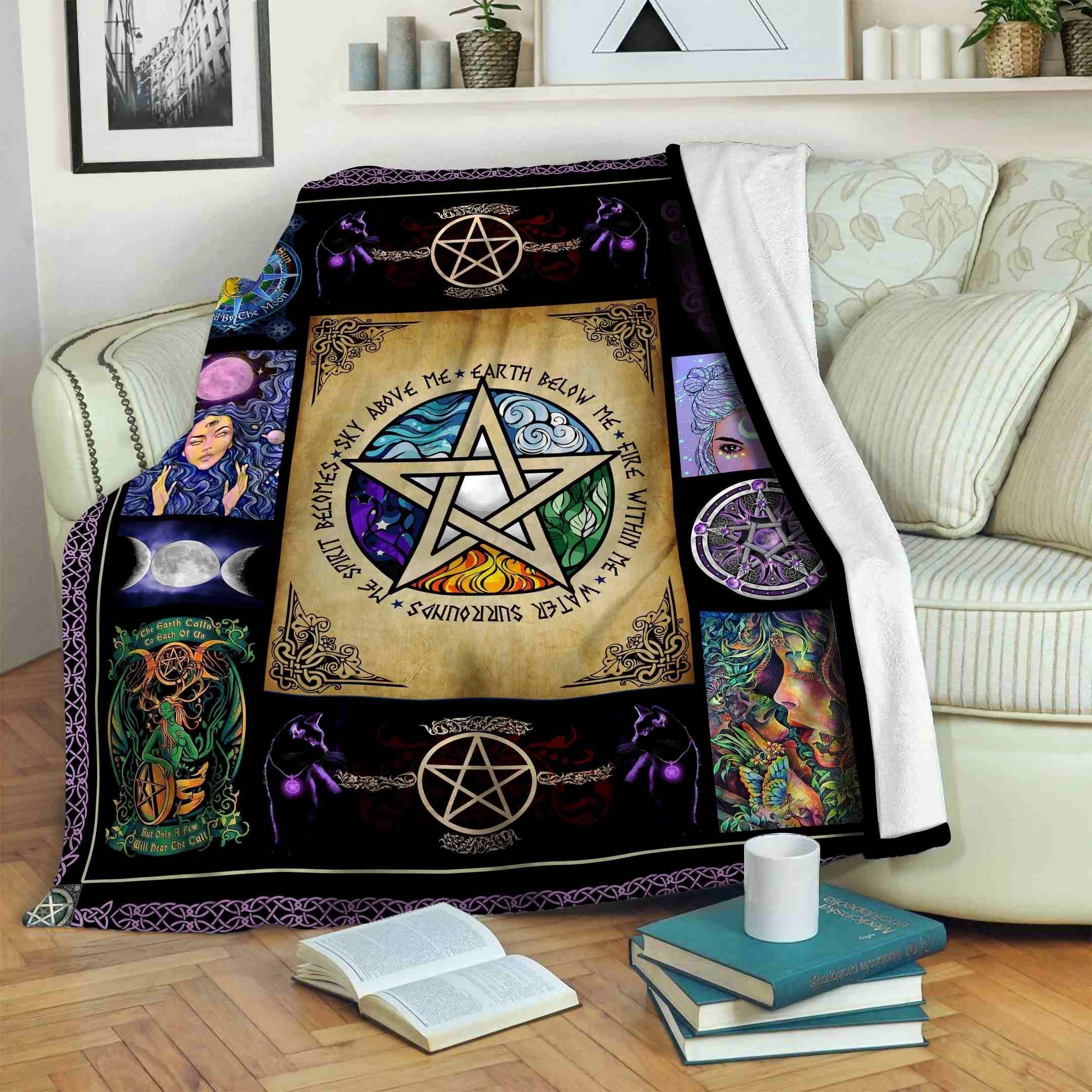 Wicca Fleece Blanket