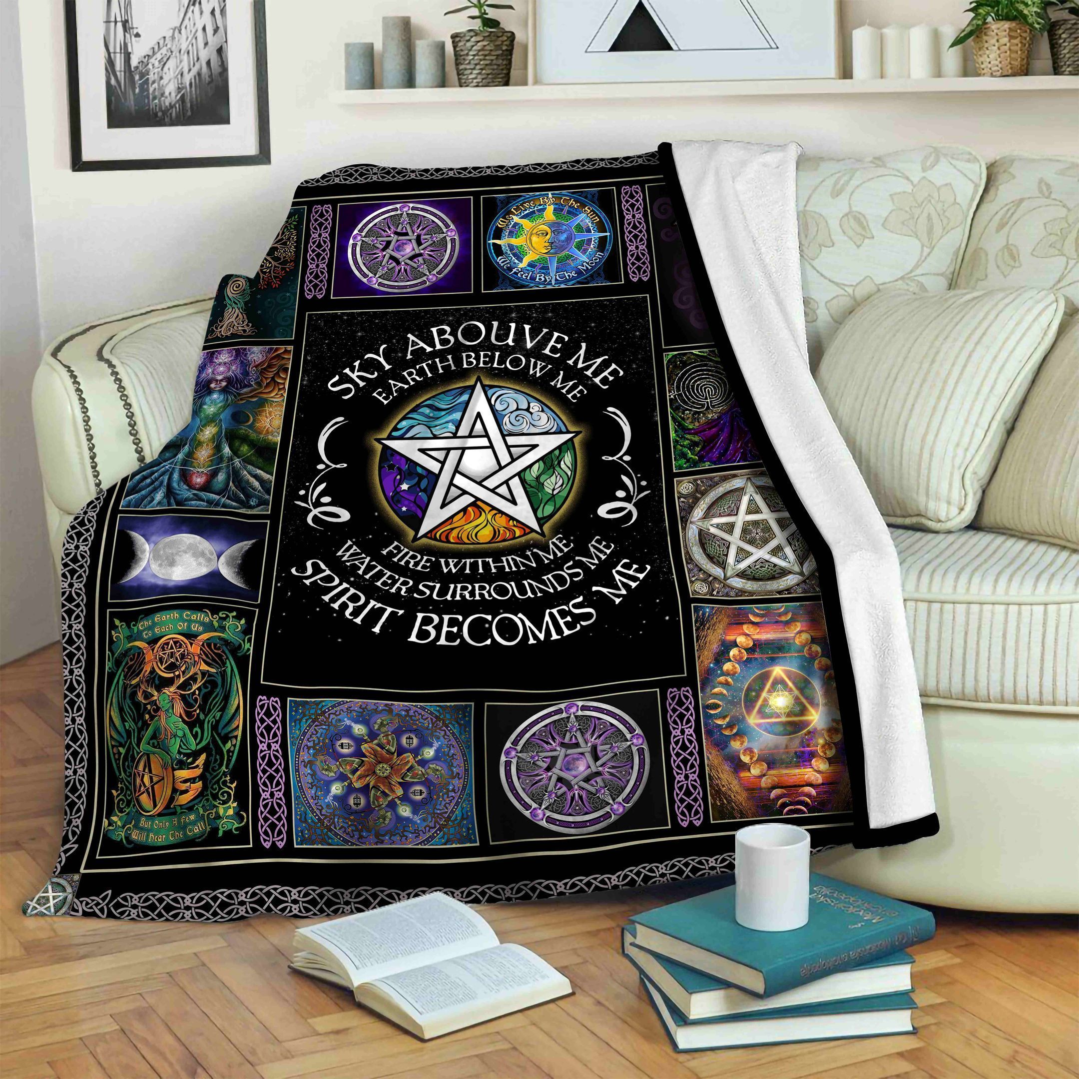 Wicca Fleece Blanket