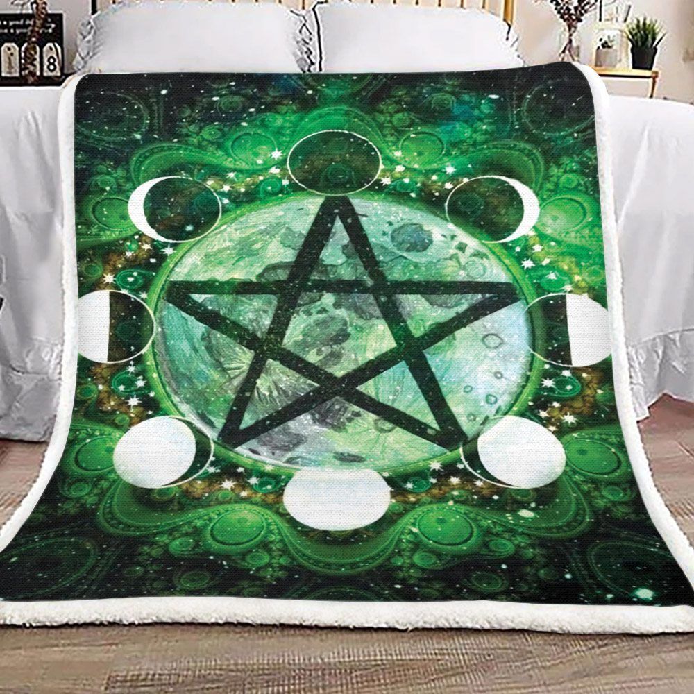 Wicca Sherpa Fleece Blanket