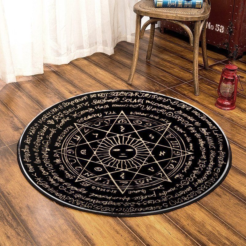 Wicca Sun Round Carpet