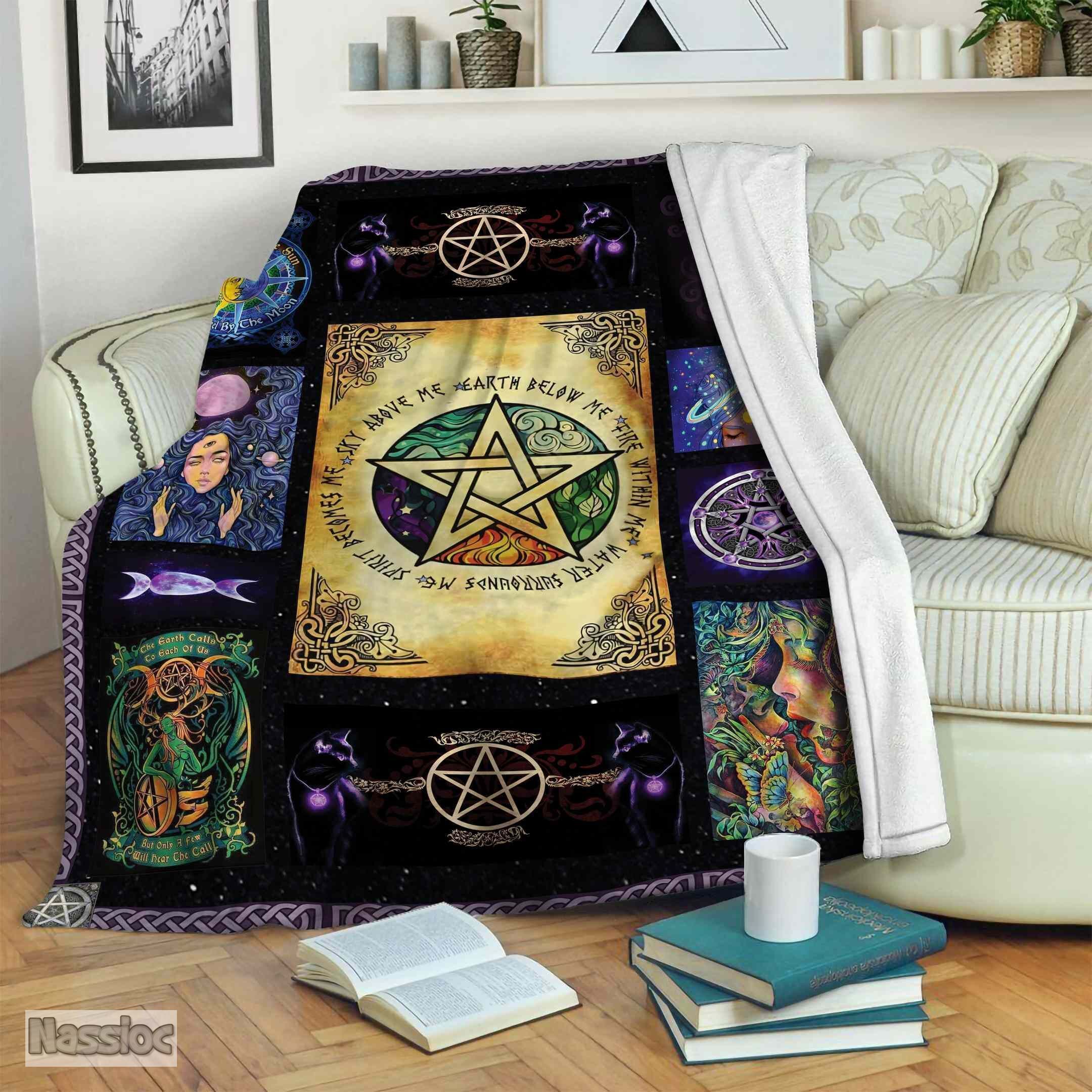 Wiccan Fleece Blanket