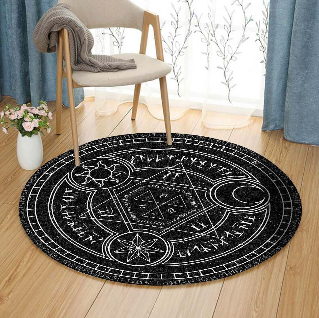 Wiccan Round Carpet