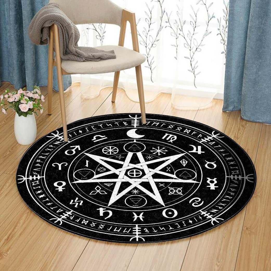 Wiccan Round Carpet