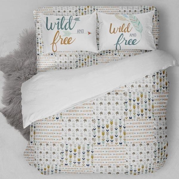 Wild And Free White Bedding Set