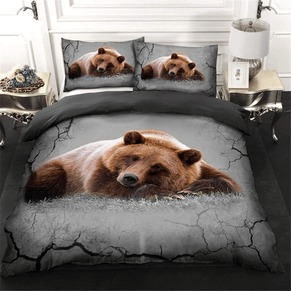 Wild Animal Bear Bedding Set