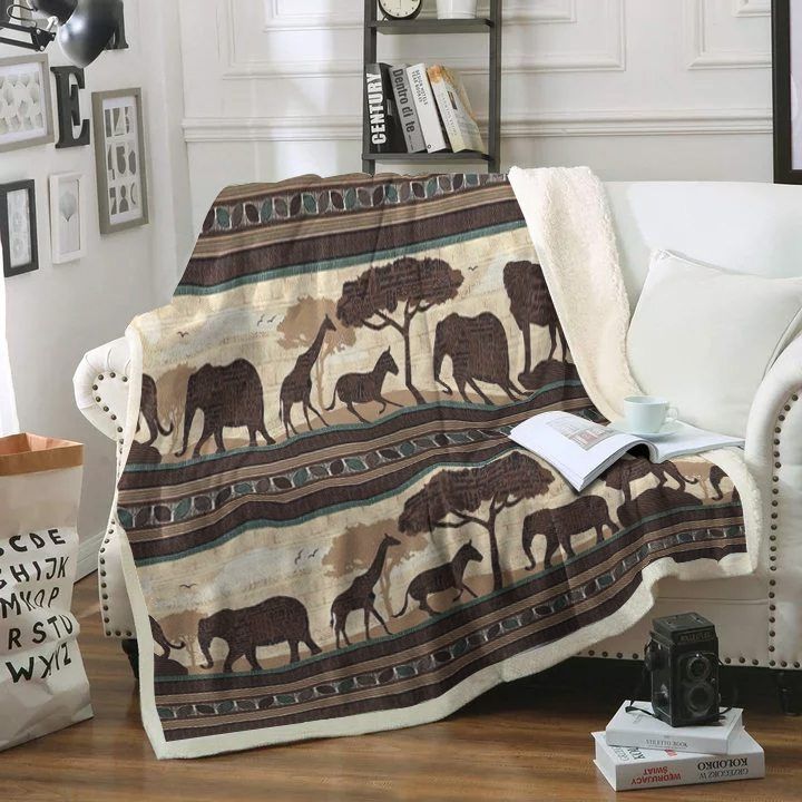 Wild Animal Sherpa Fleece