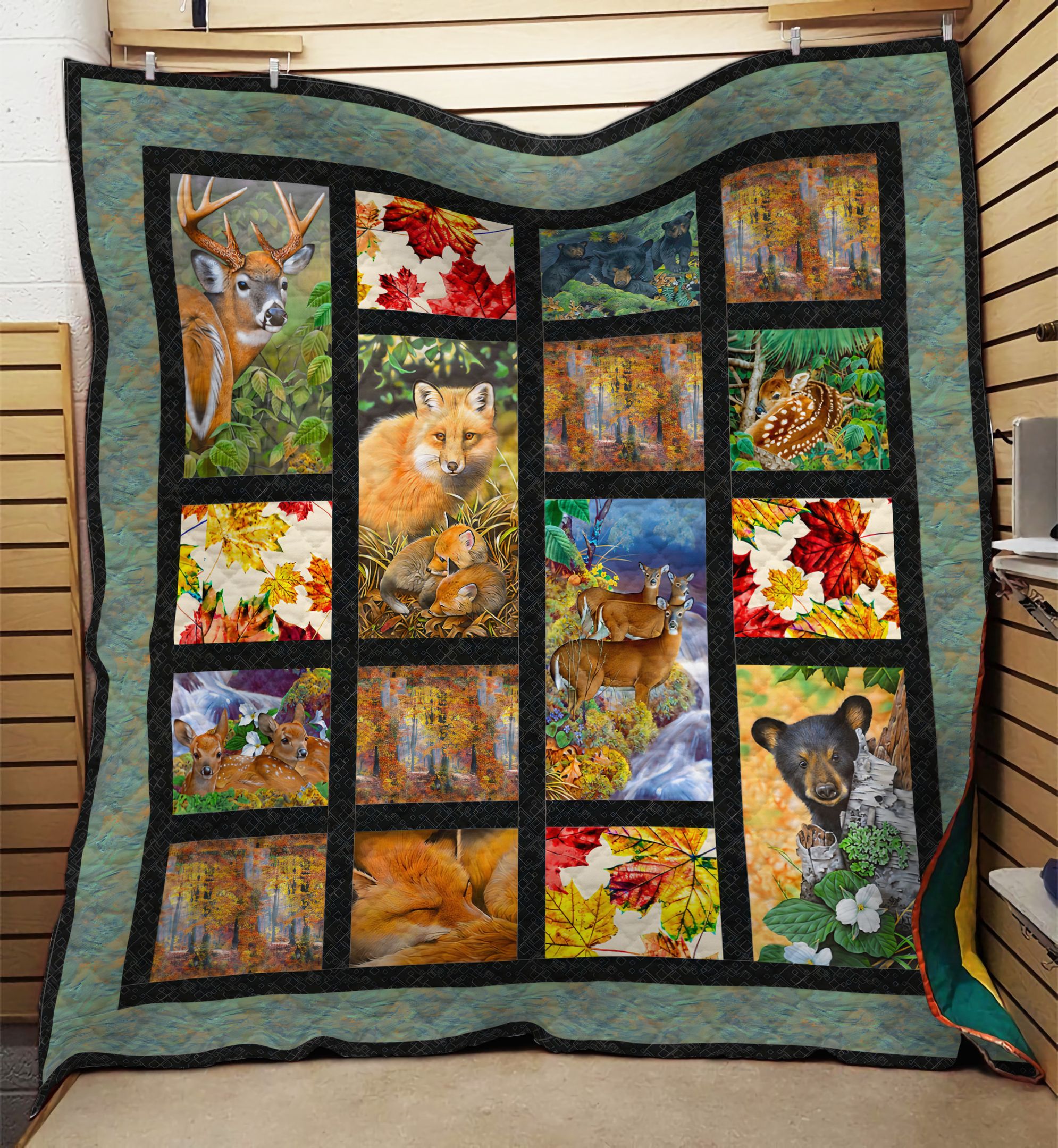 Wild Animal Life NI1210054MT Quilt Blanket