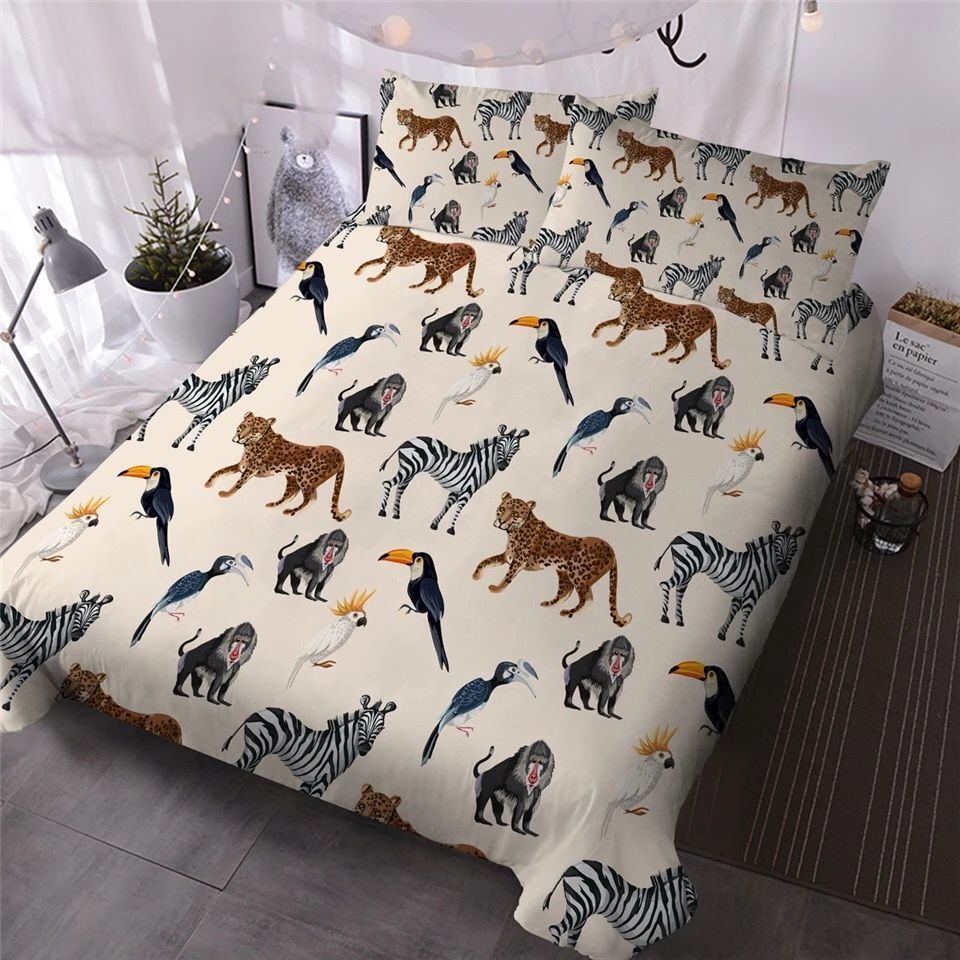 Wild Animals Bedding Set