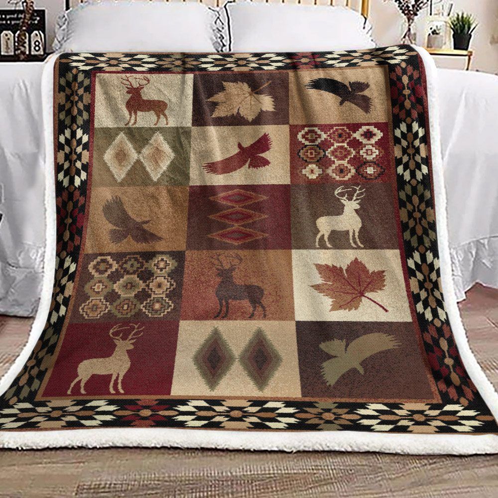 Wild Animals Sherpa Fleece Blanket
