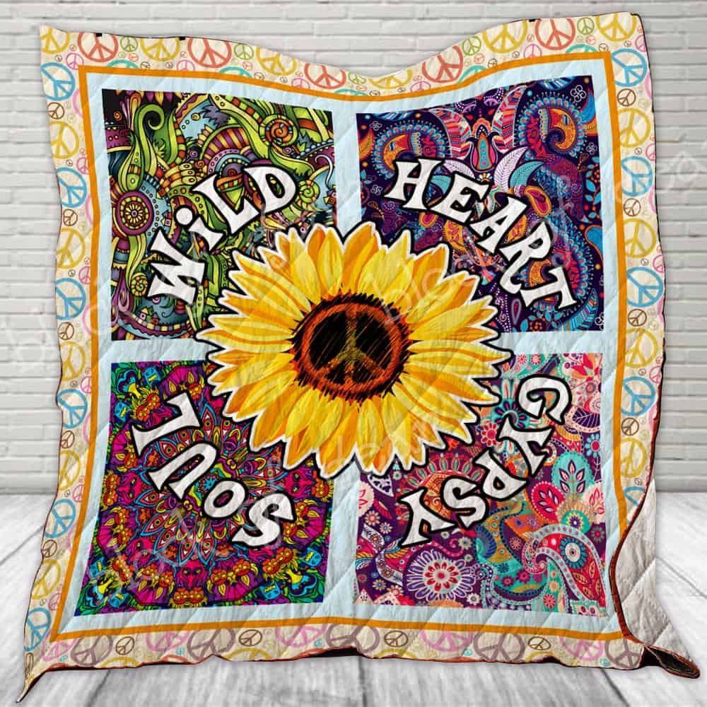 Wild Heart Hippie Soul 8 GS-CL-LD2910 Quilt Blanket
