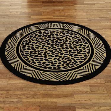 Wild Leopard Round Carpet