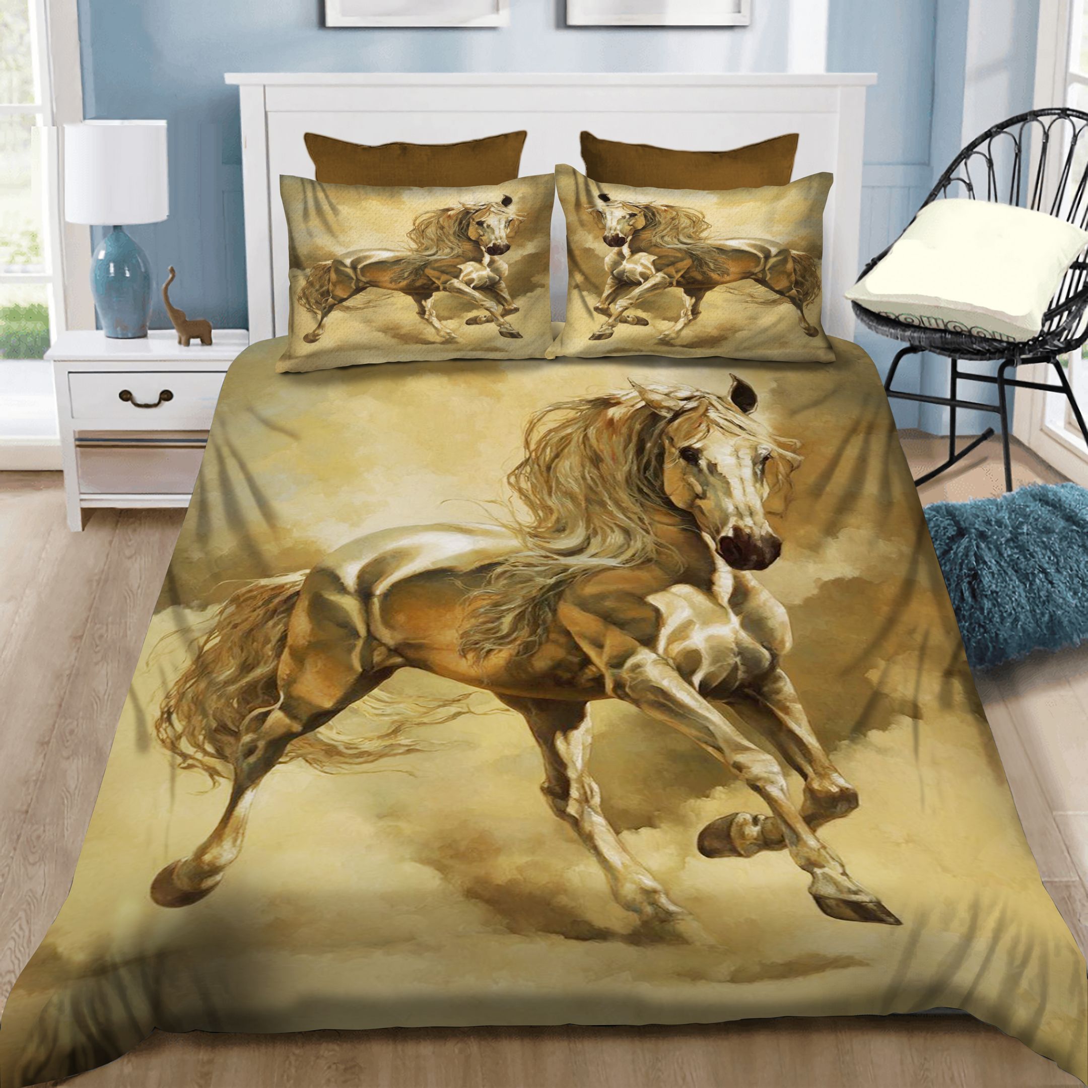 Wild Running Horse Bedding Set