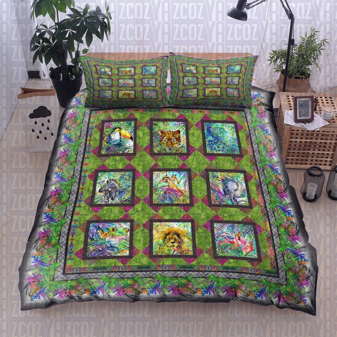 Wild Safari Animal Bedding Set