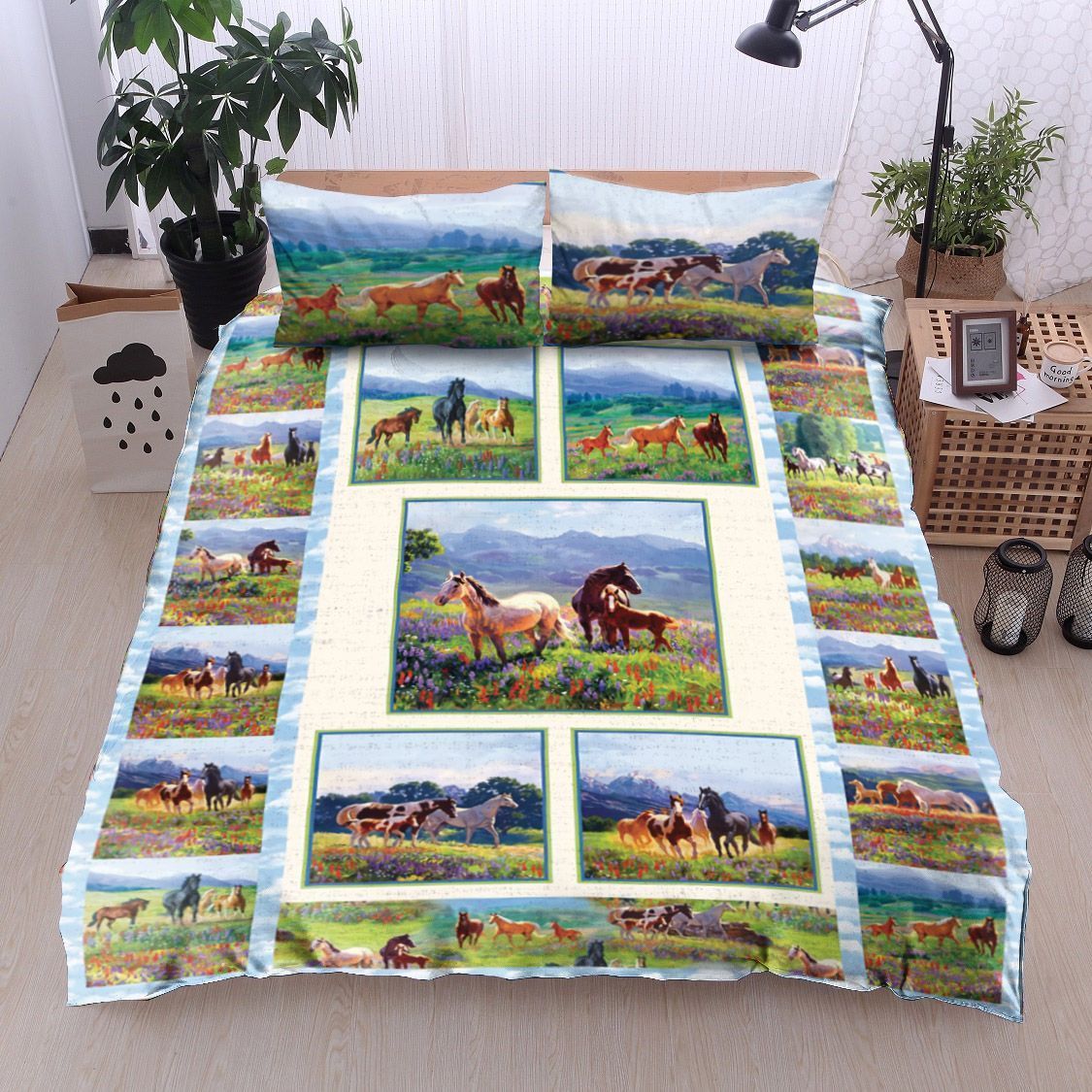 Wildflower Trails Horse Bedding Set