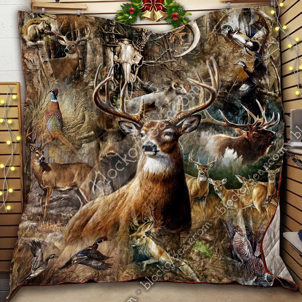 Wildlife Hunting Deer GS-CL-LD3012 Quilt Blanket