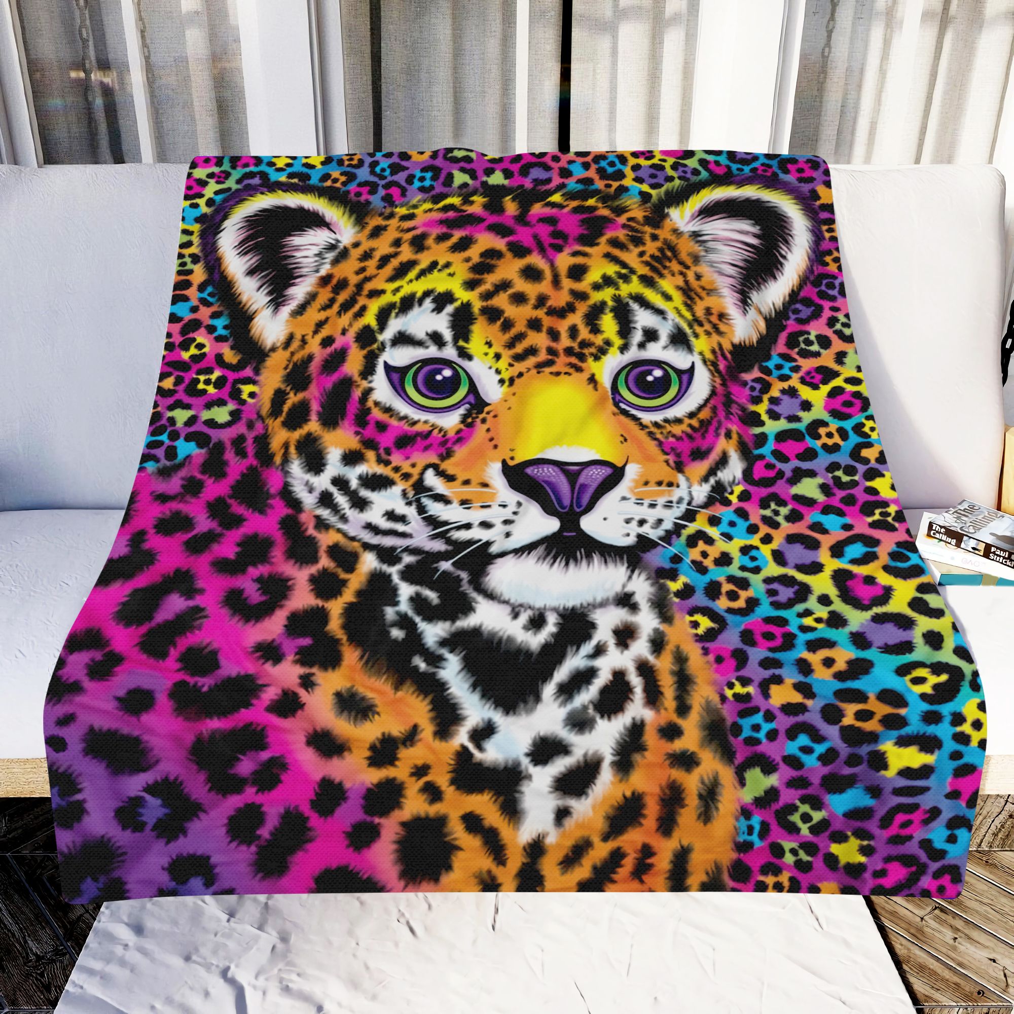 Wildside Leopard Fleece Blanket