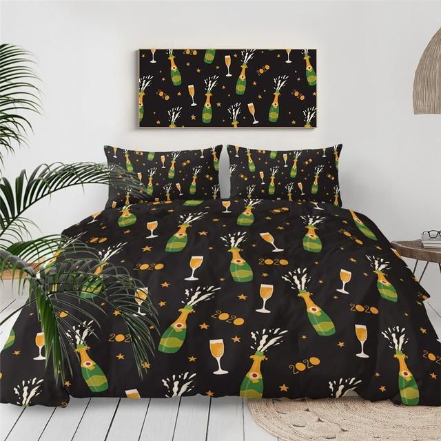 Wine Cheer Party Bedding Set