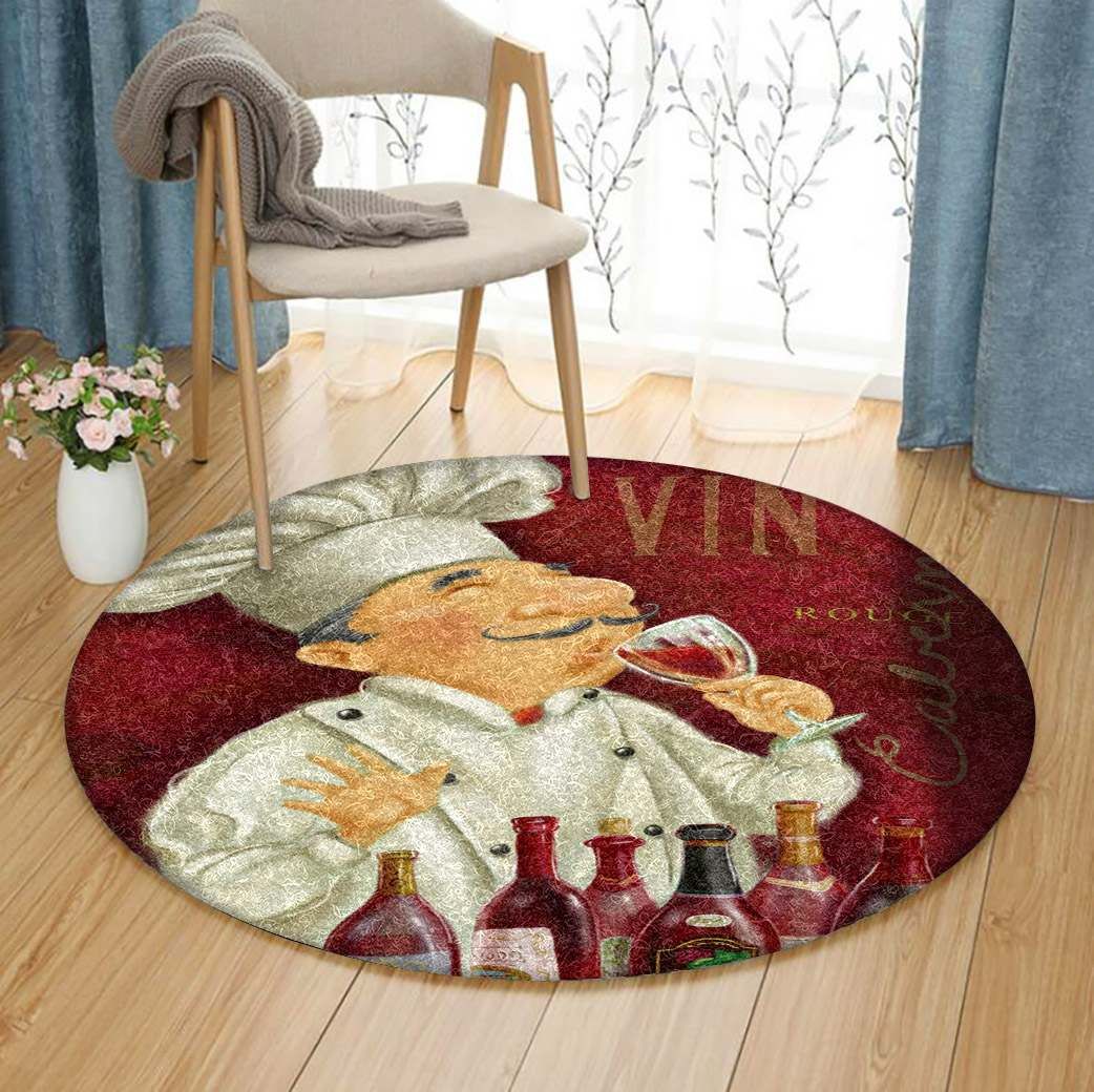 Wine Chef I Round Carpet
