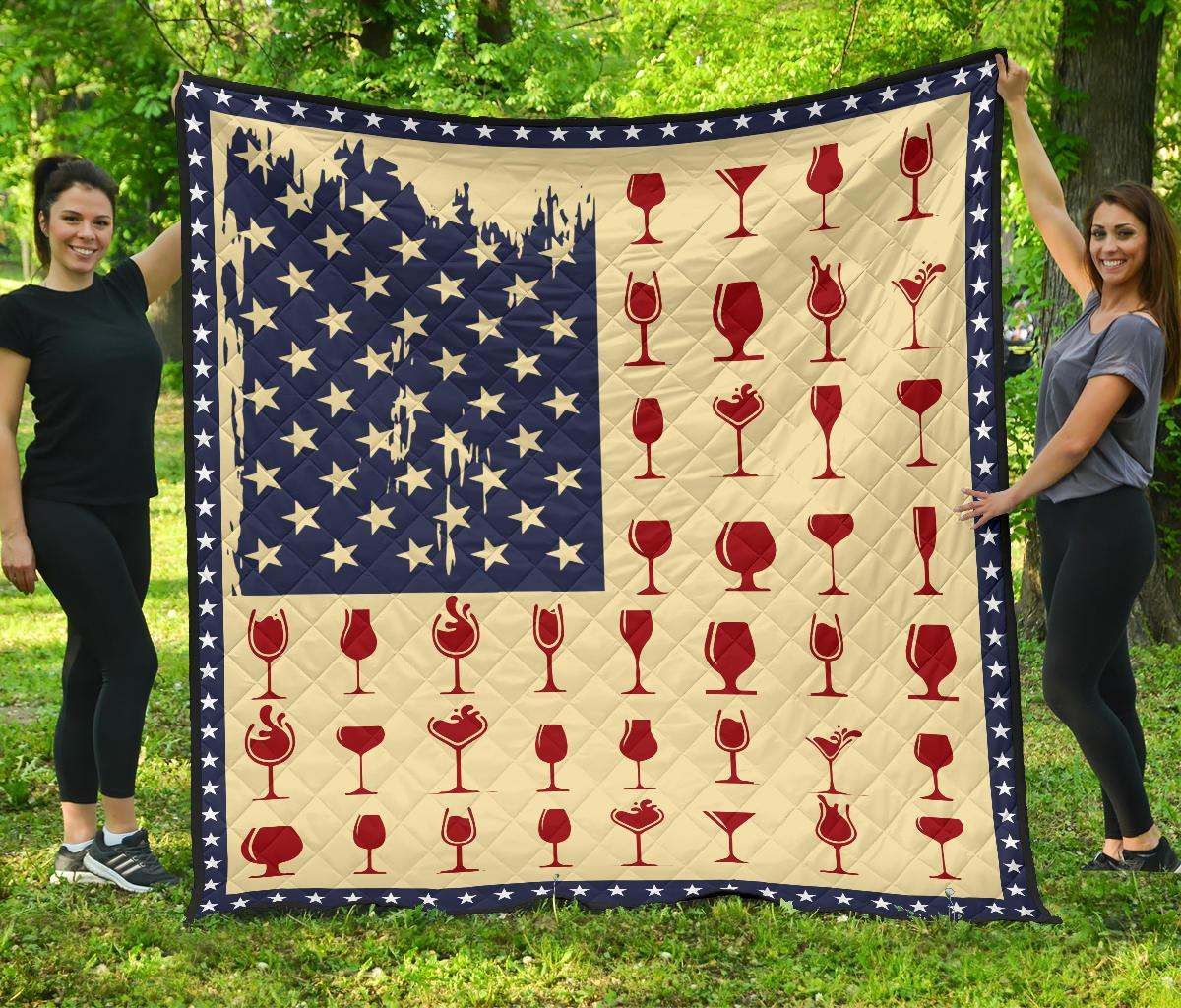 Wine CLA1410017Q Quilt Blanket