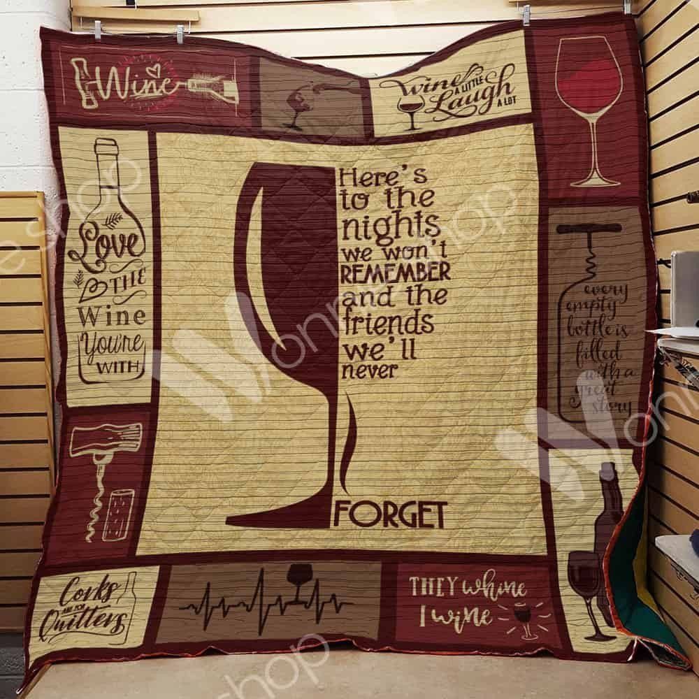Wine CLD220747 Quilt Blanket