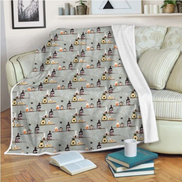Wine Sherpa Fleece Blanket