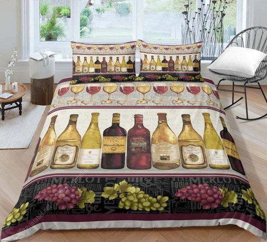 Wine Bedding Set