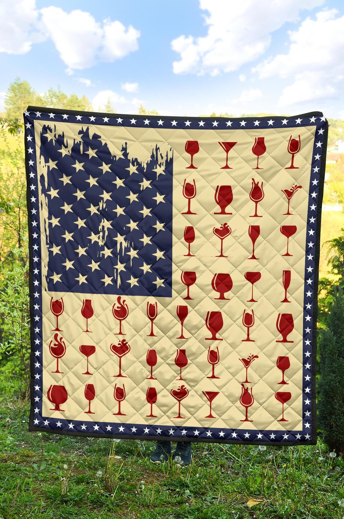 Wine Quilt Blanket DHC02012069TD