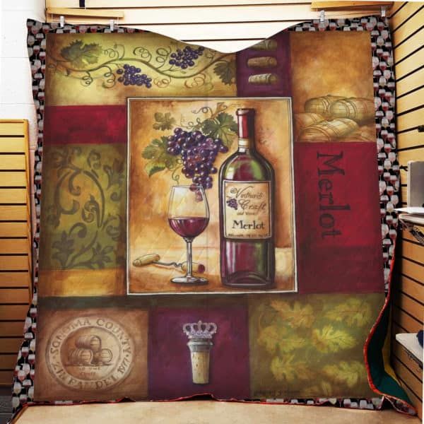 Wine Quilt Blanket DHC13121477VT