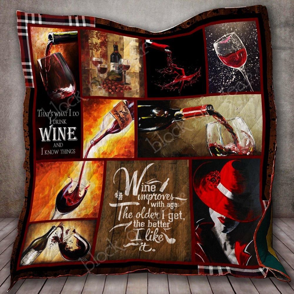 Wine Quilt Blanket DHC13122928VT