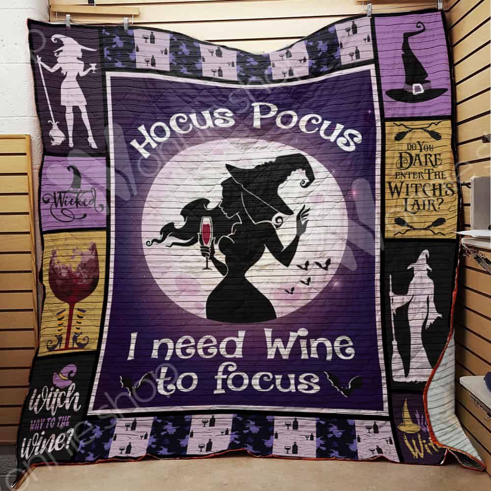 Wine Witch Quilt Blanket DHC06021436TD