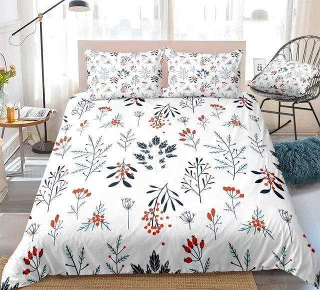 Winter Botanical Branches Bedding Set