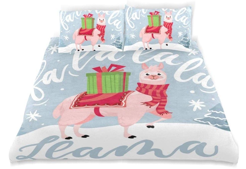 Winter Llama Bedding Set