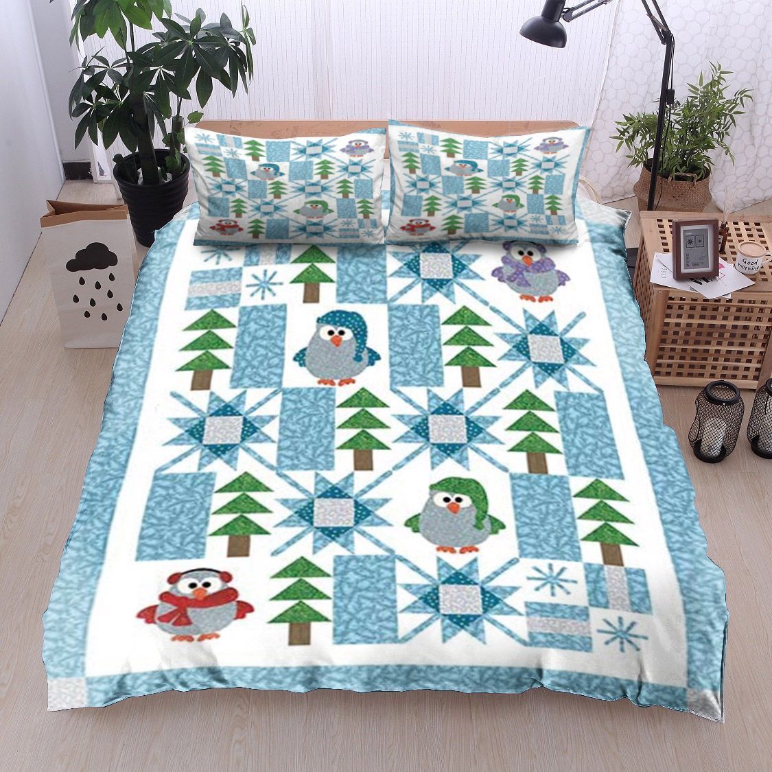 Winter Owl Bedding Set