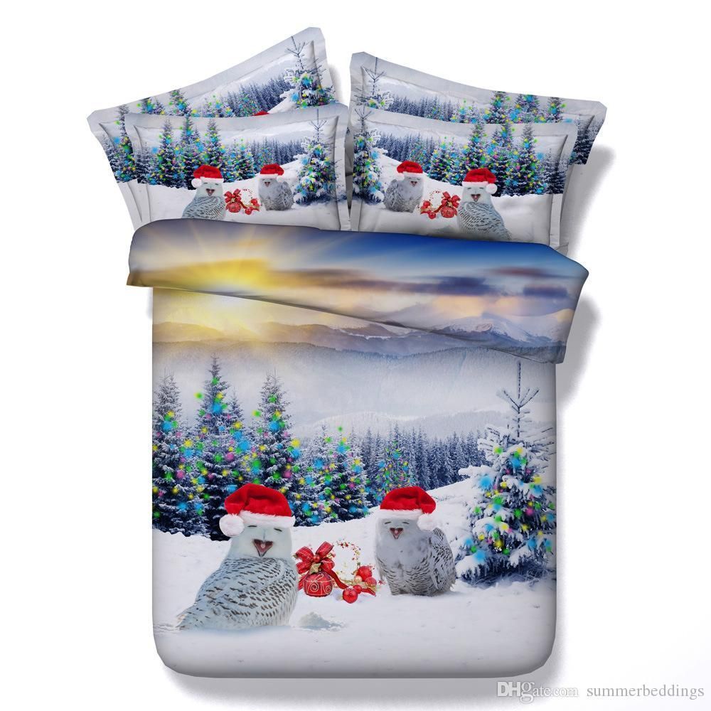 Winter Owl Bedding Set