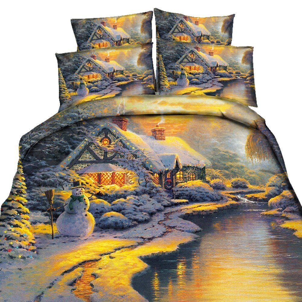 Winter Snowman Bedding Set