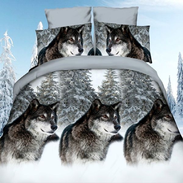Winter Wolf Bedding Set