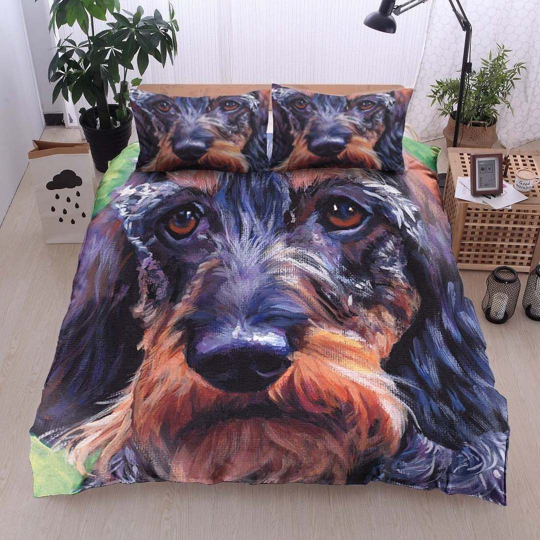 Wire Haired Dachshund Bedding Set