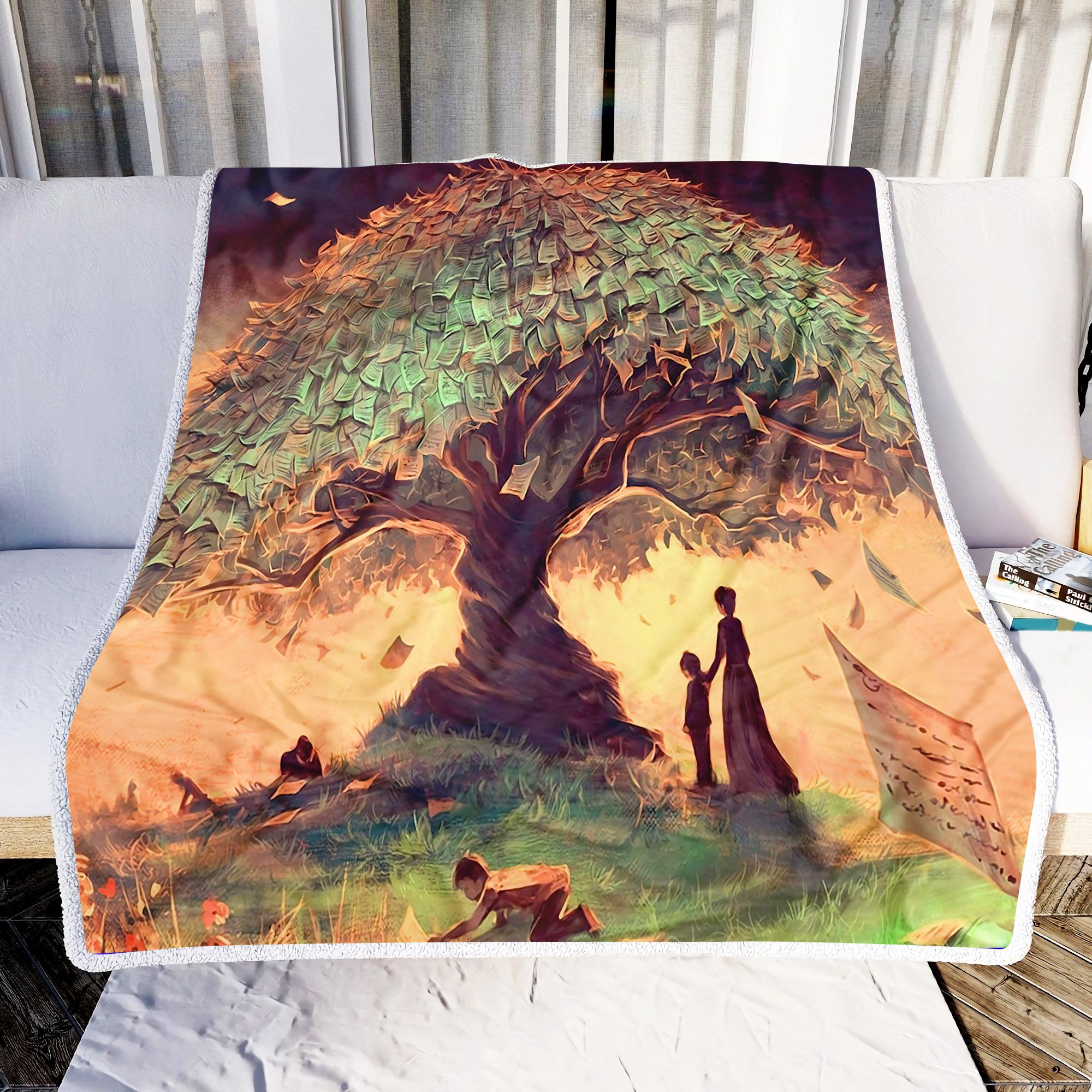 Wishes Tree Fleece Blanket