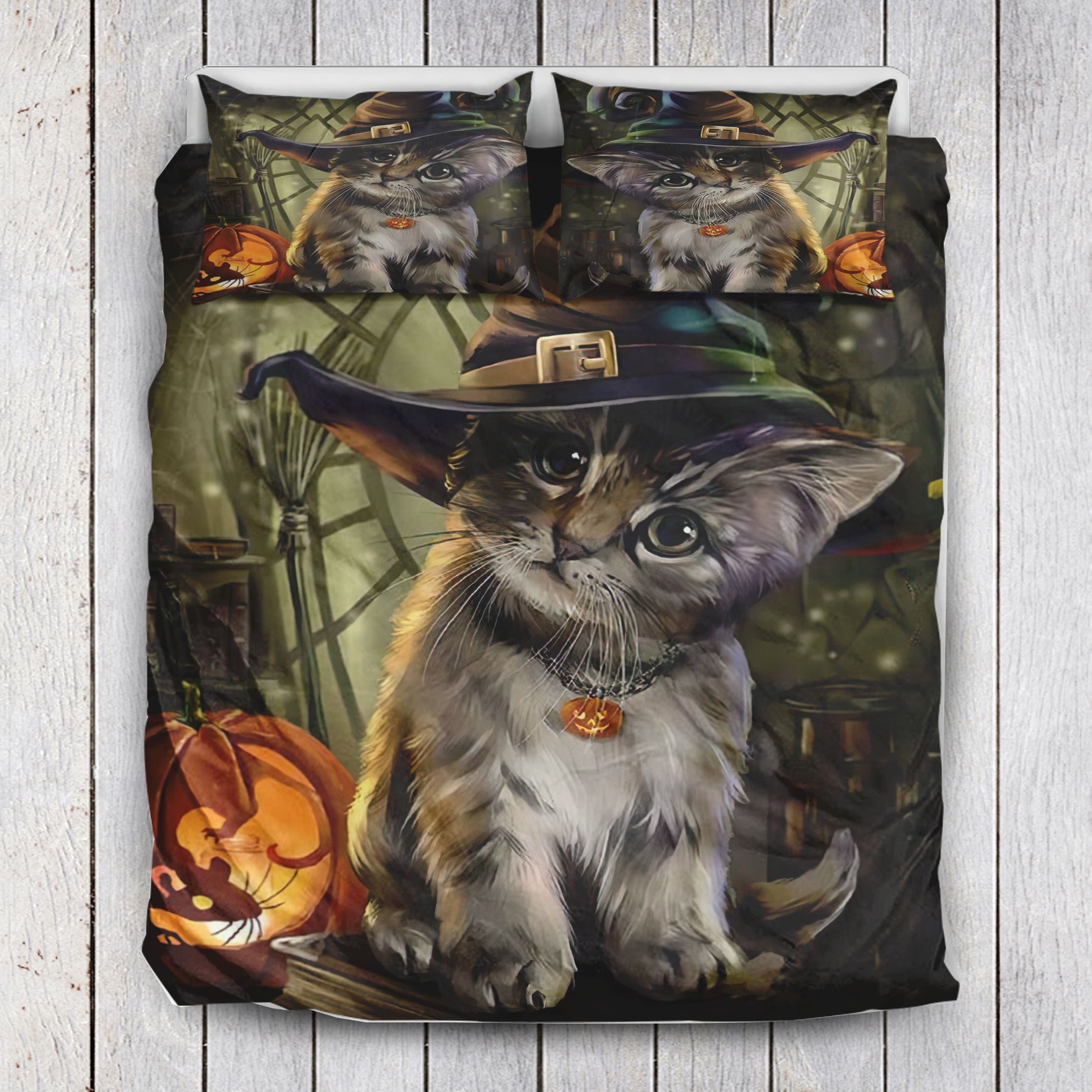 Witch Cat Bedding Set
