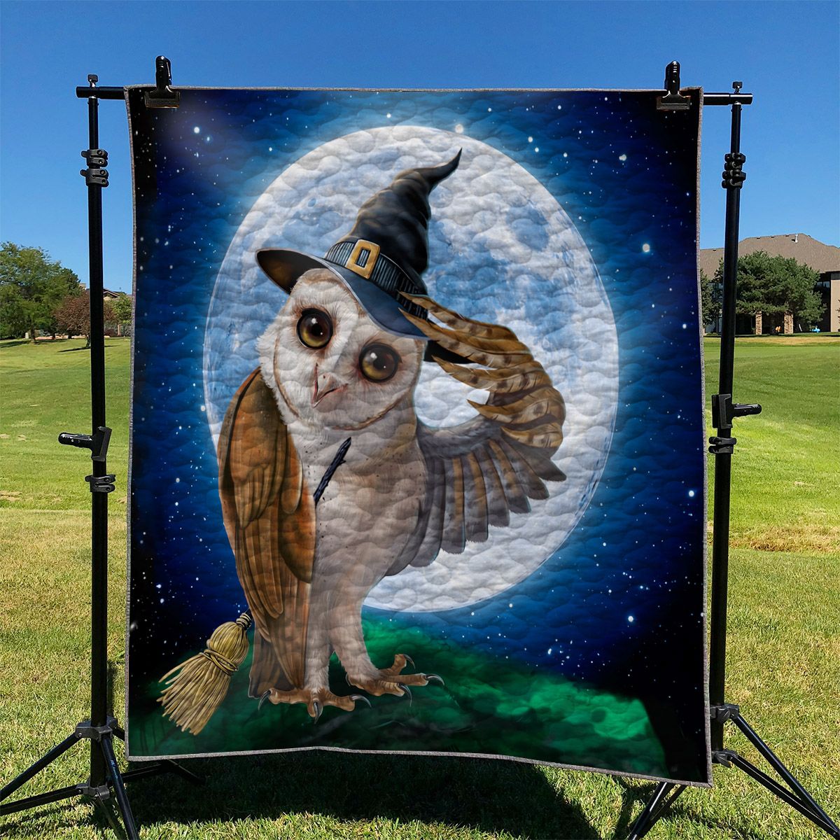Witch Owl Hello My Friend NI1610067DT Quilt Blanket