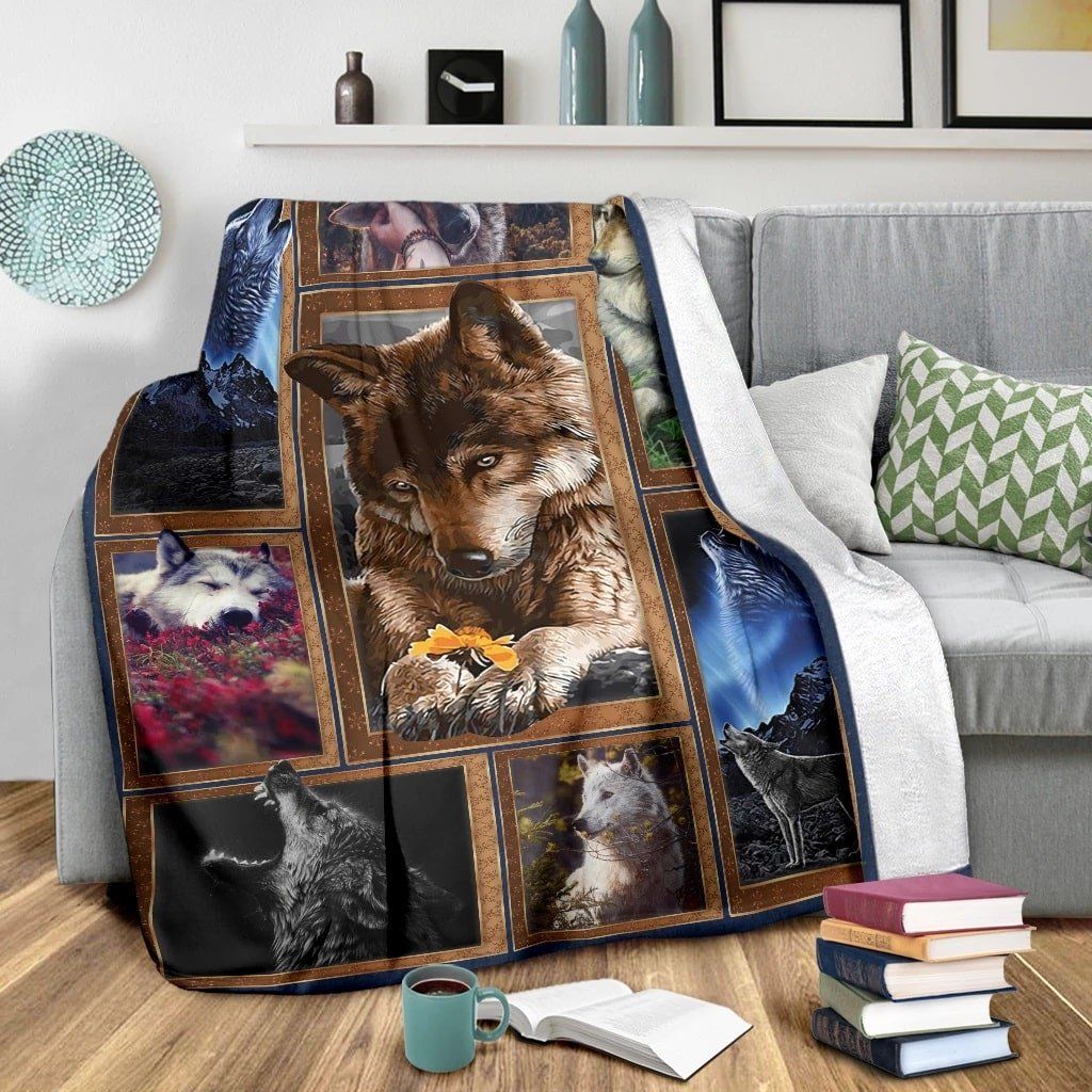 Wolf 01 Wolf 1009 Quilt Blanket Dhc04011514Dd
