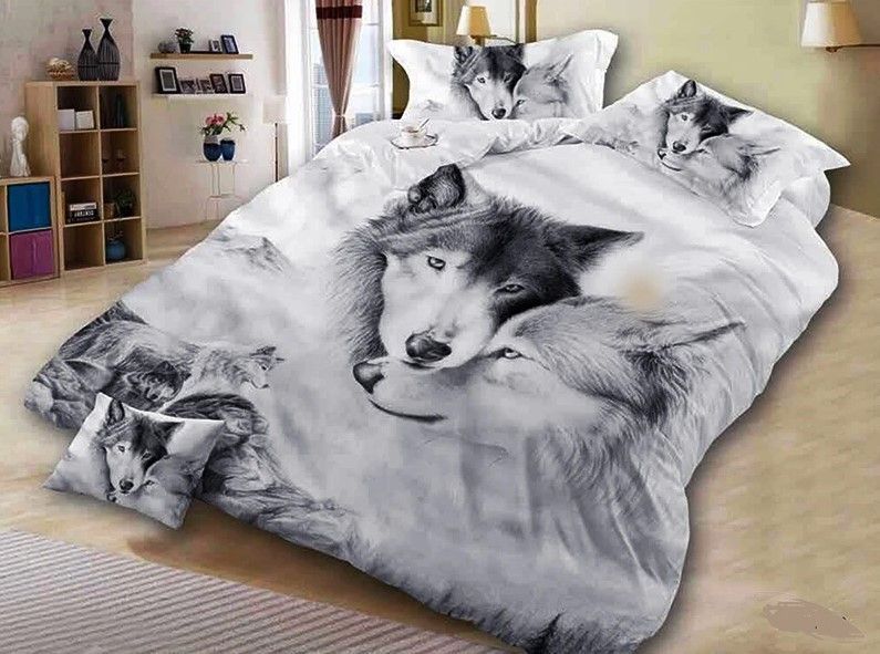 Wolf 3d Bedding Set