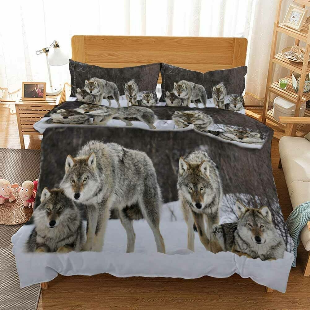 Wolf 3d Bedding Set