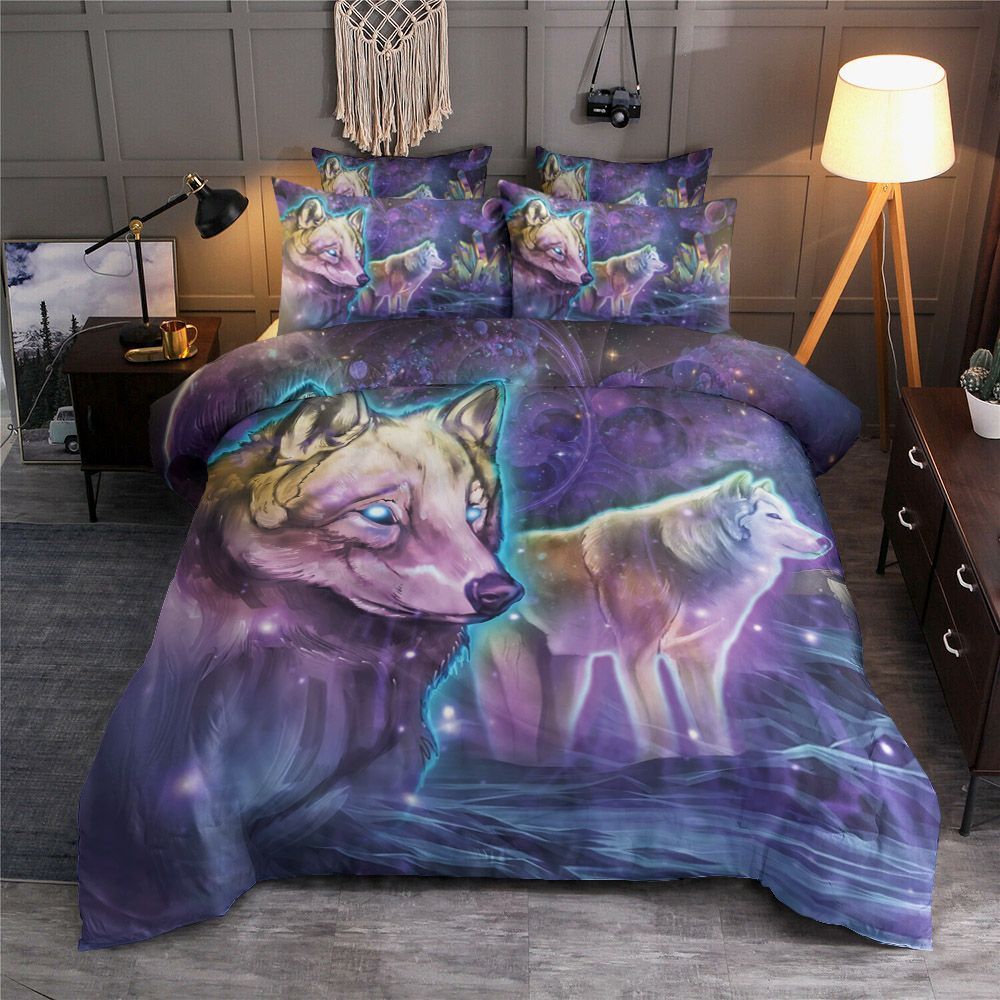 Wolf Abstract Bedding Set