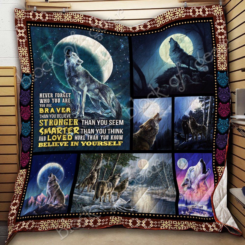 Wolf And Moon Quilt Thh1147 Dhc11124111Dd