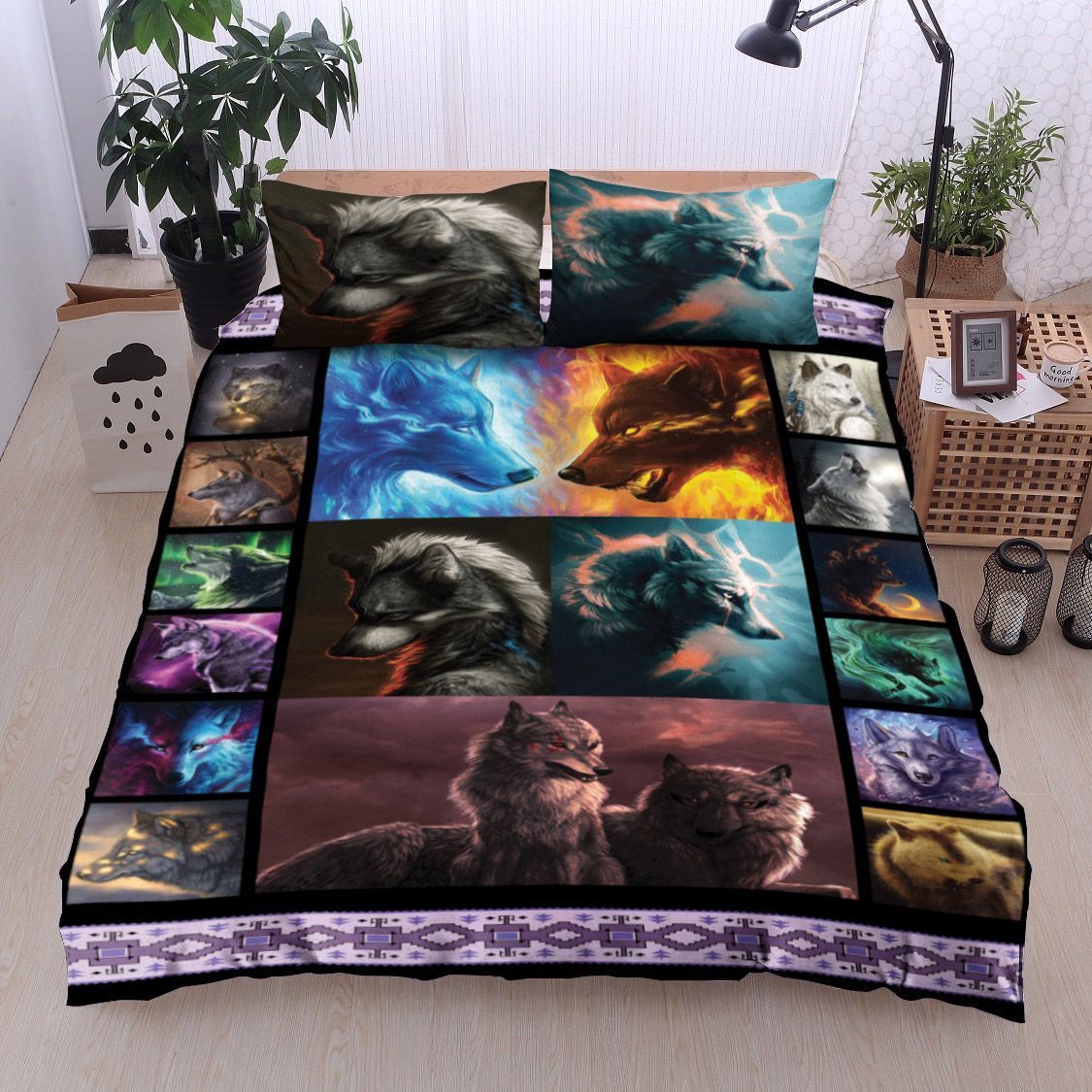 Wolf Art Collection Bedding Set