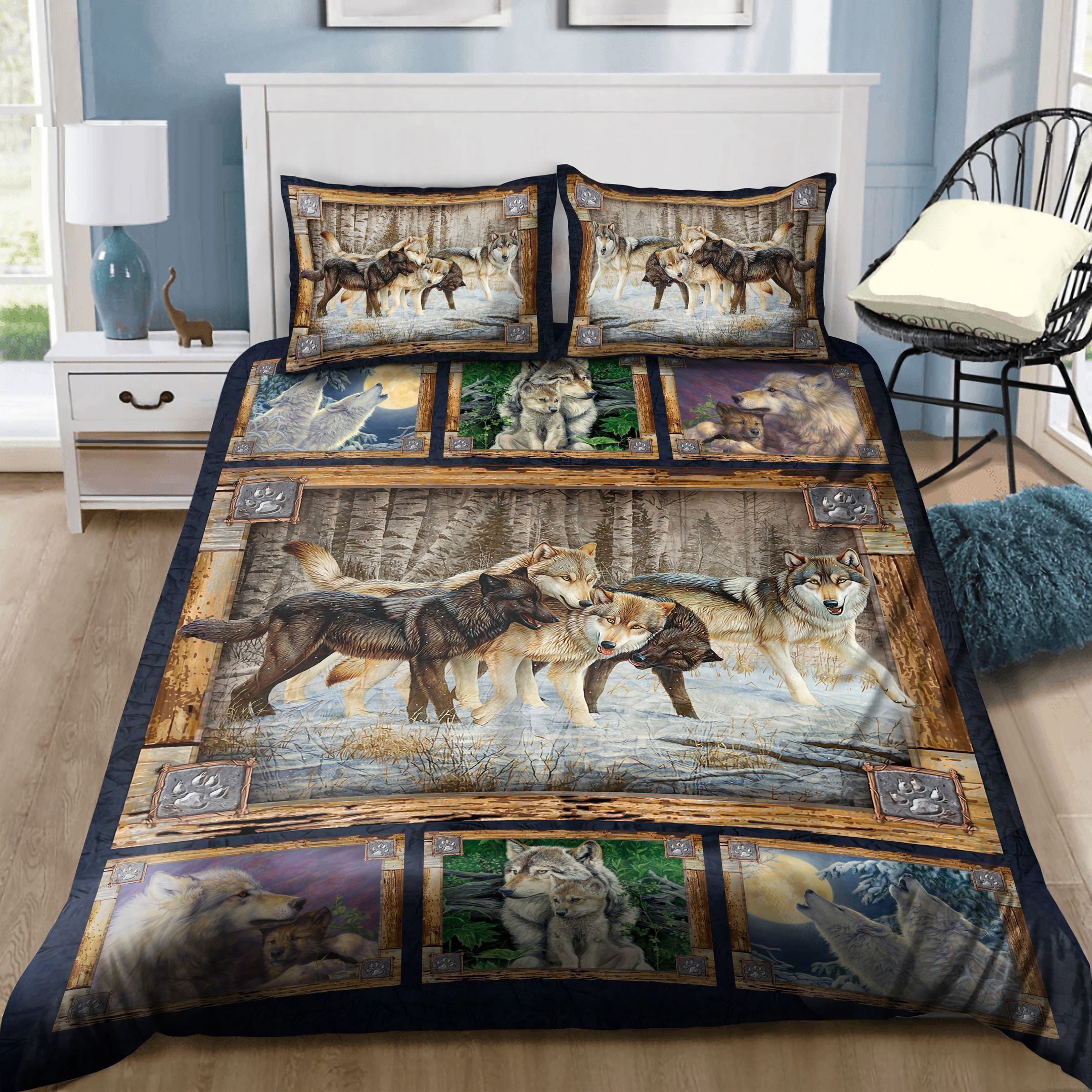Wolf Art Bedding Set
